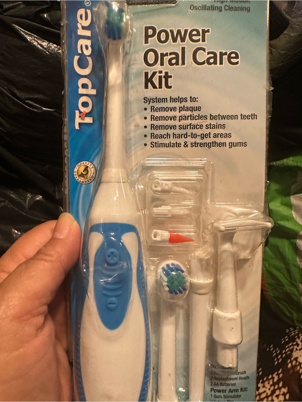 Power Oral Care Kit - White & Blue